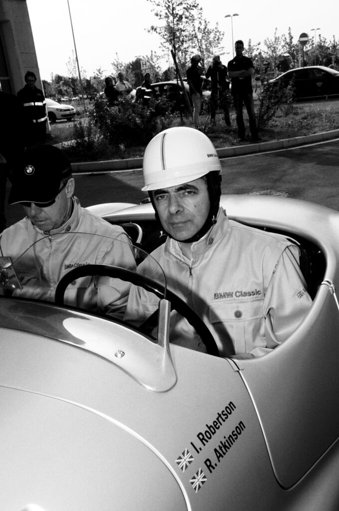 Mr. Bean - Rowan Atkinson alla 1000Miglia (Playboy Magazine)